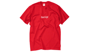 Supreme Swarovski Box Logo Tee Red